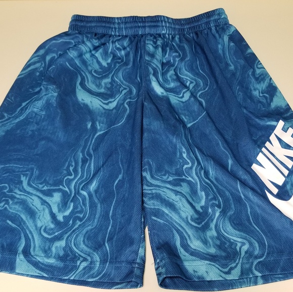 Nike Other - Nike Skateboard Shorts Blue Swirl Pattern C102